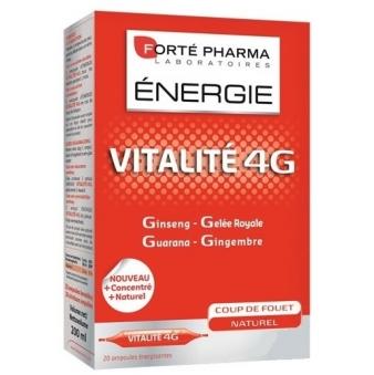Forte Pharma Energy Vitalite 4G Τονωτικό Δυναμωτικό Διεγερτικό 20 amp