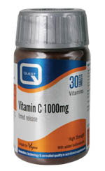 Quest Vitamin C 1000mg Timed Release Συμπλήρωμα Διατροφής Βιταμίνης C σε Συνδυασμό με Βιοφλαβονοειδή – 60 tabs