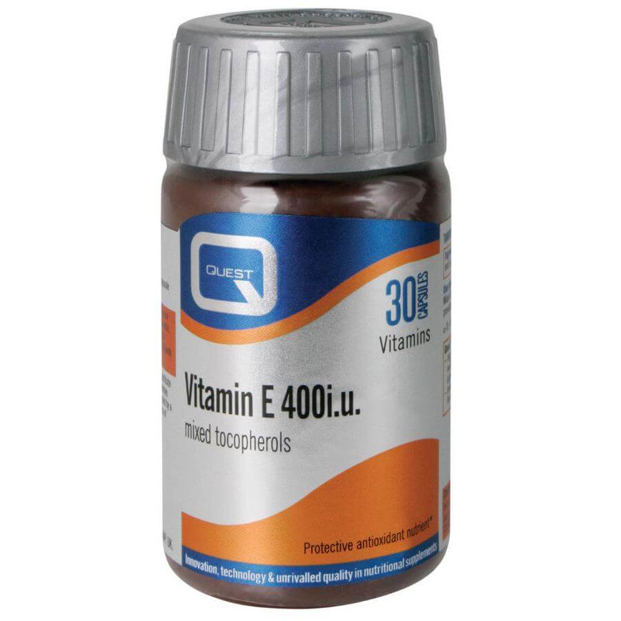 Quest Vitamins Vitamin E 400iu Mixed Tocopherols Φυσική Πηγή Βιταμίνης E 30caps