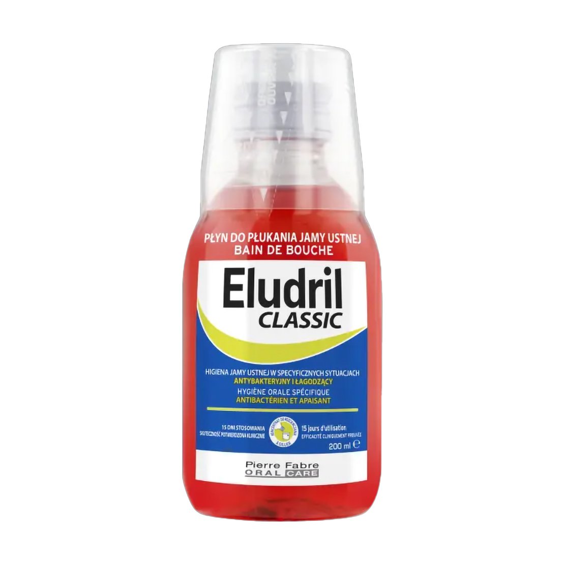 Eludril Classic Mouthwash Στοματικό Διάλυμα για Καταπραϋντική & Βακτηριακή Προστασία 200ml