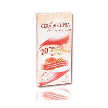 Cera di Cupra Cera Di Cupra Face Wax Strips Για Τέλεια Αποτρίχωση Προσώπου 20 Τεμάχια