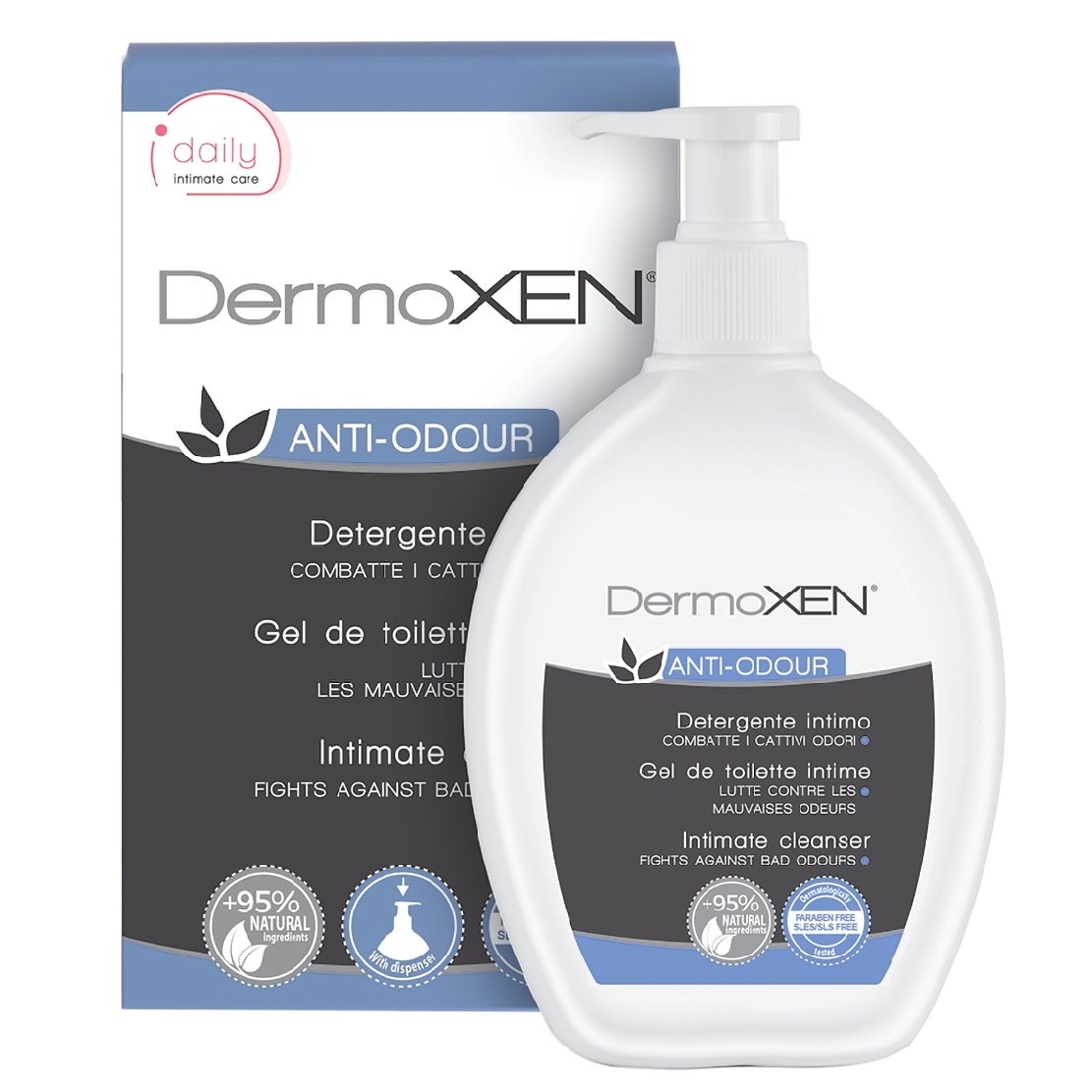 Dermoxen Anti-Odour Intimate Cleanser Γαλάκτωμα Καθαρισμού για την Ευαίσθητη Περιοχή με Αντλία 200ml