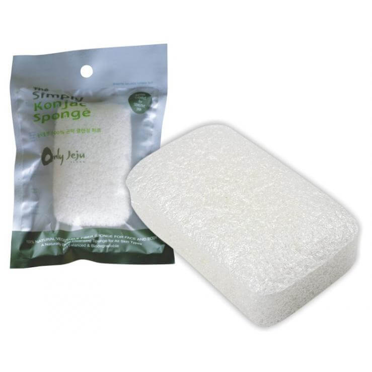 Pure Konjac Λευκό Σφουγγάρι Μπάνιου για Μωρά 100% από Φυσικό Konjac