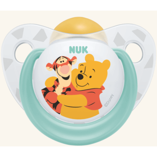 Nuk Trendline Disney Winnie the Pooh Πιπίλα Καουτσούκ – Μέγεθος 2 (6-18 μηνών)