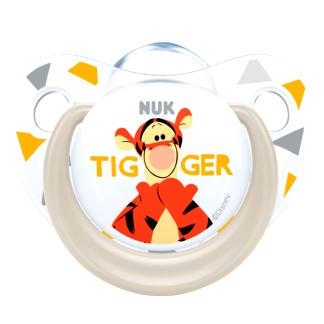 Nuk Trendline Disney Winnie the Pooh Πιπίλα Σιλικόνης με Κρίκο Χωρίς BPA – Μέγεθος 2 (6-18 μηνών)
