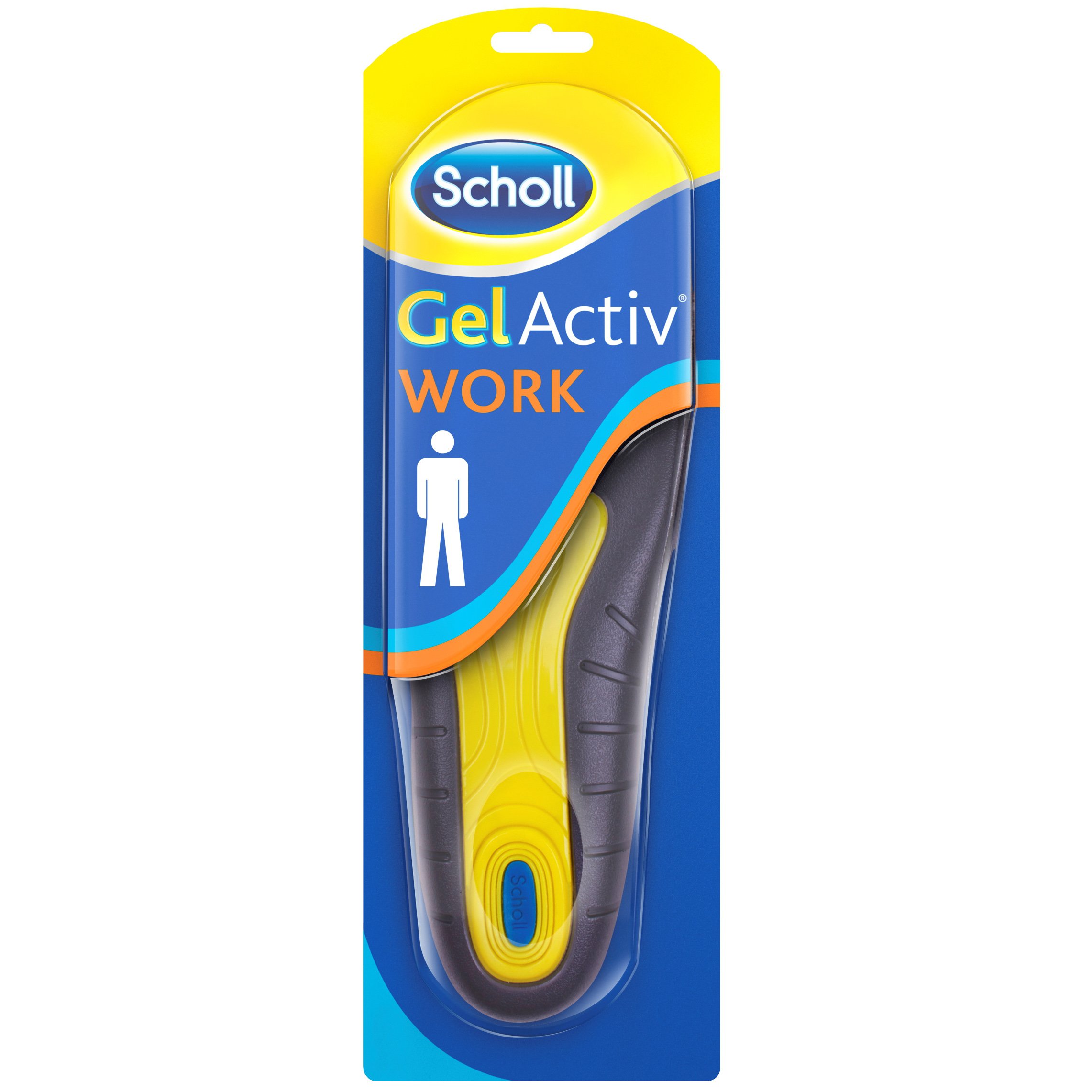 Dr. Scholl Gelactiv Work Ανατομικοί Πάτοι Ανδρικοί για Άνεση στα «Σκληρά Εργαζόμενα Πόδια» 2 τεμάχια