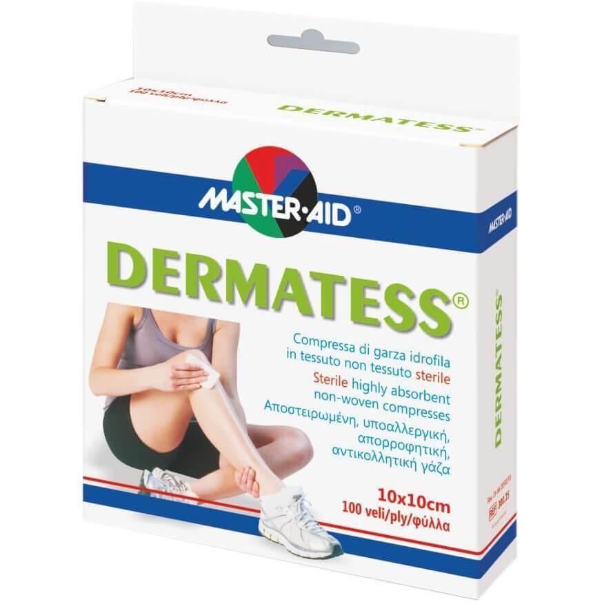 Master Aid Dermatess Αντικολλητικές Γάζες 12τεμ. – 10 x 10 cm