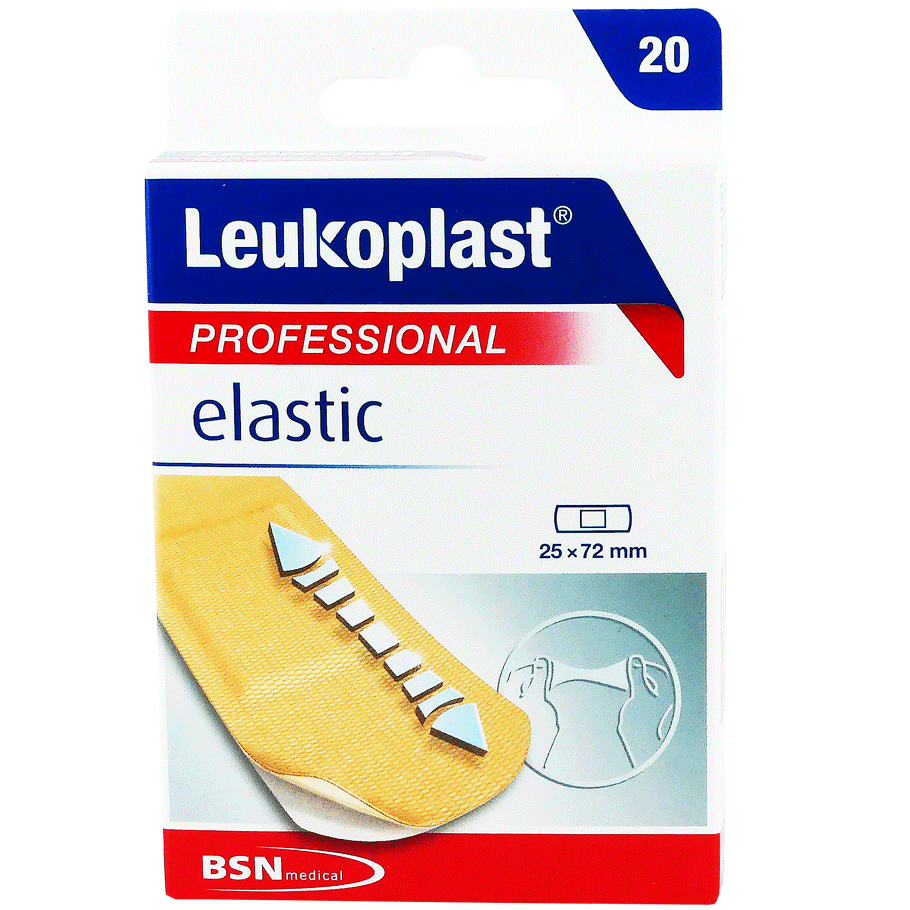 BSN Medical Leukoplast Professional Elastic Αυτοκόλλητα Επιθέματα 20 Τεμάχια