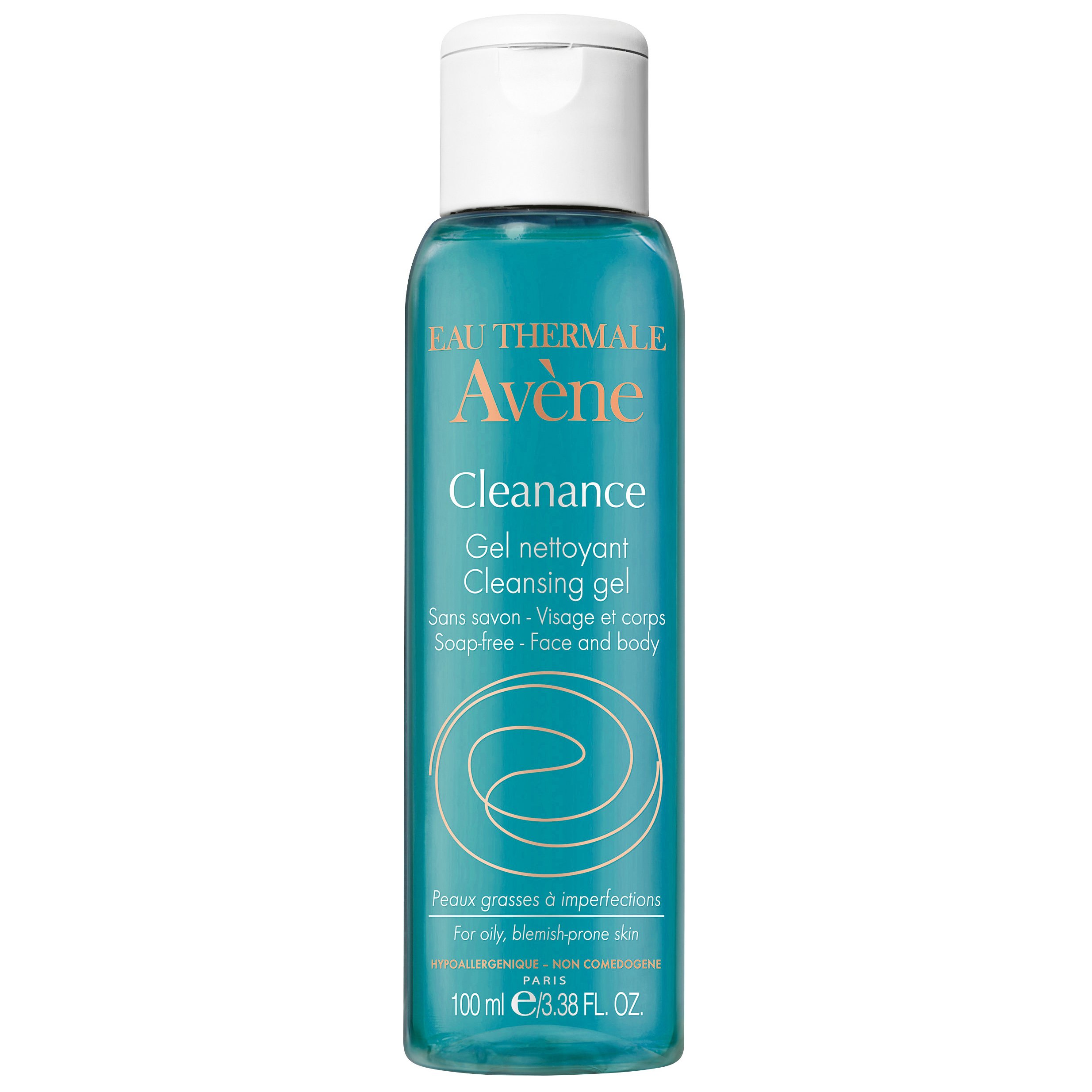 Avene Cleanance Gel Nettoyant Travel Size Gel Καθαρισμού Προσώπου & Σώματος για Λιπαρές Επιδερμίδες με Τάση Ακμής 100ml