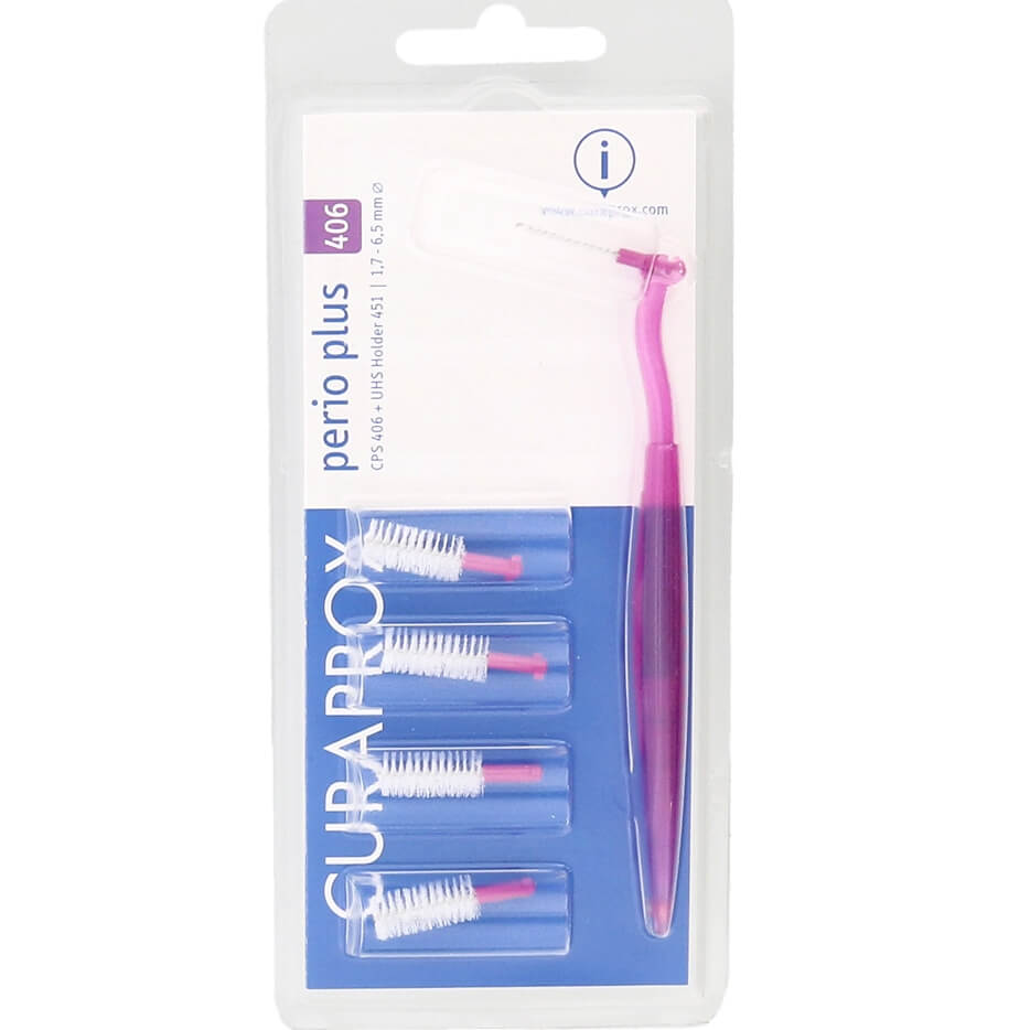 Curaprox Curaprox Perio Plus 406 Μεσοδόντια Βουρτσάκια με Λαβή 5 Τεμάχια