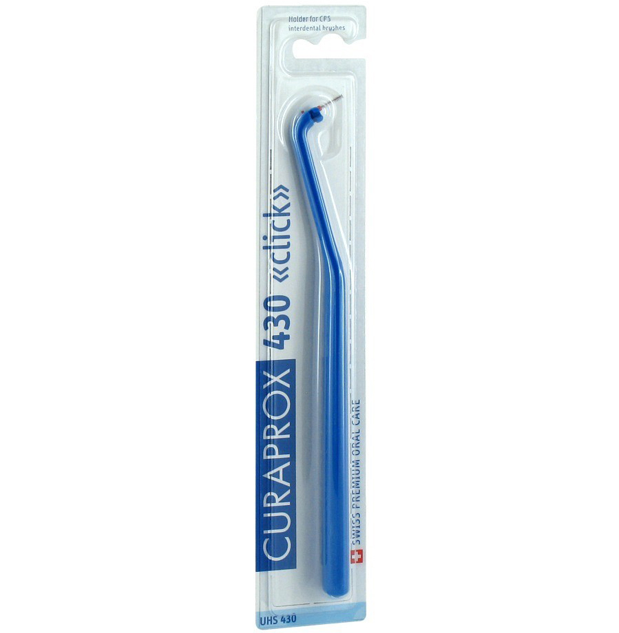 Curaprox UHS 430 Click Εργονομική Λαβή για Όλα τα Μεσοδόντια Βουρτσάκια CPS – άσπρο