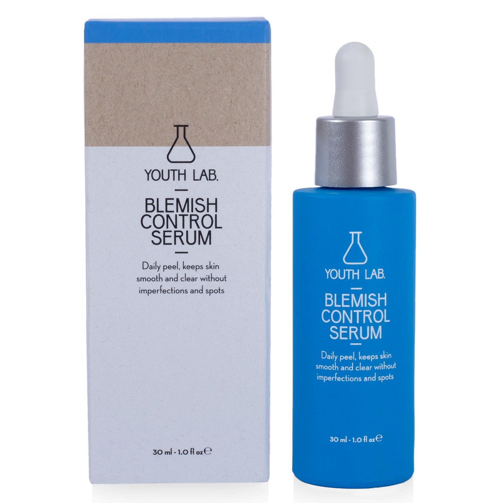 Youth Lab Blemish Control Serum Δραστικός Ορός Καθημερινής Απολέπισης για το Λιπαρό με Τάση Ακμής Δέρμα 30ml