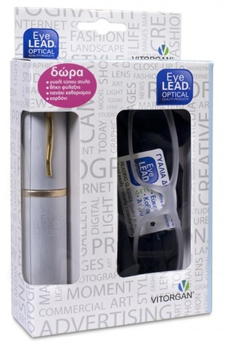 Eyelead Γυαλιά Διαβάσματος Άσπρο Flex + Δώρο Γυαλιά Τύπου Στυλό Θήκη Φύλαξης Πανάκι & Κορδόνι – +1.00