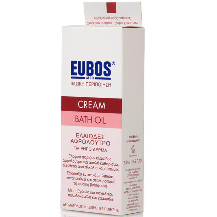 Eubos Bath Oil Ελαιώδες Αφρόλουτρο για τον Βαθύ Καθαρισμό και την Περιποίηση του Ξηρού Δέρματος 200ml