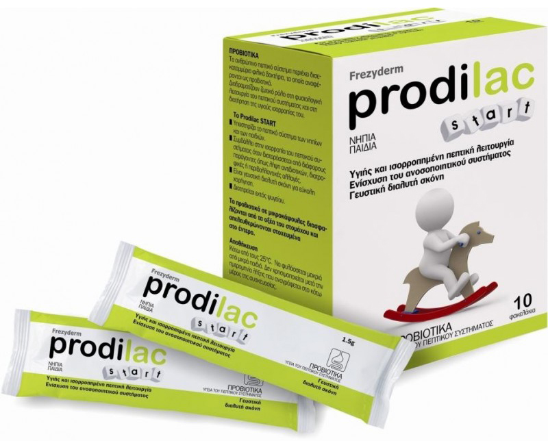 Frezyderm Prodilac Start Προβιοτικά για Βρέφη Νήπια & Παιδιά Έως 12 Ετών 10φακελάκια