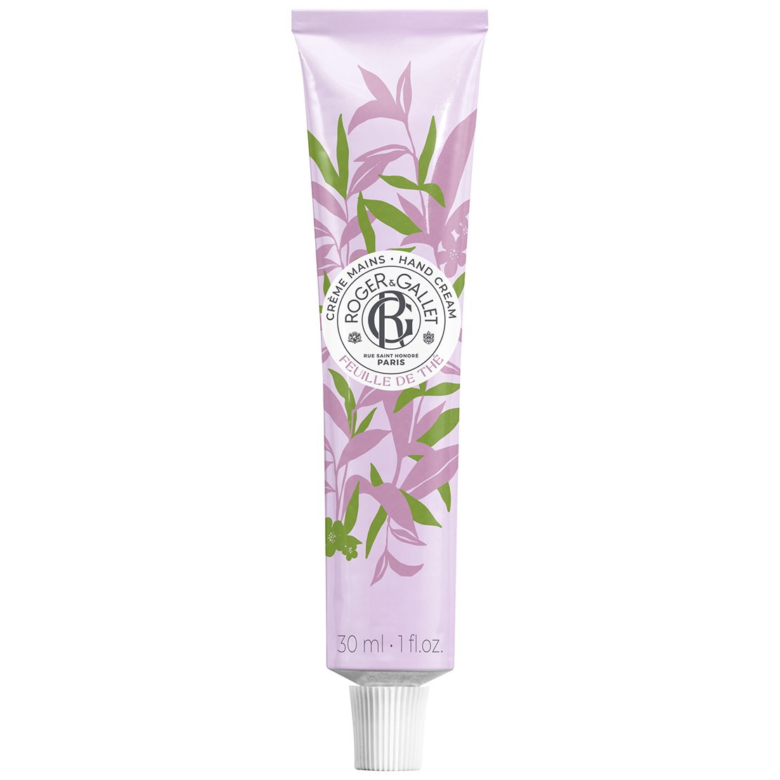 Roger & Gallet Feuille De The Hand Cream Κρέμα Χεριών για Θρέψη & Ενυδάτωση, με Άρωμα Μαύρο Τσάι & Λεμόνι 30ml