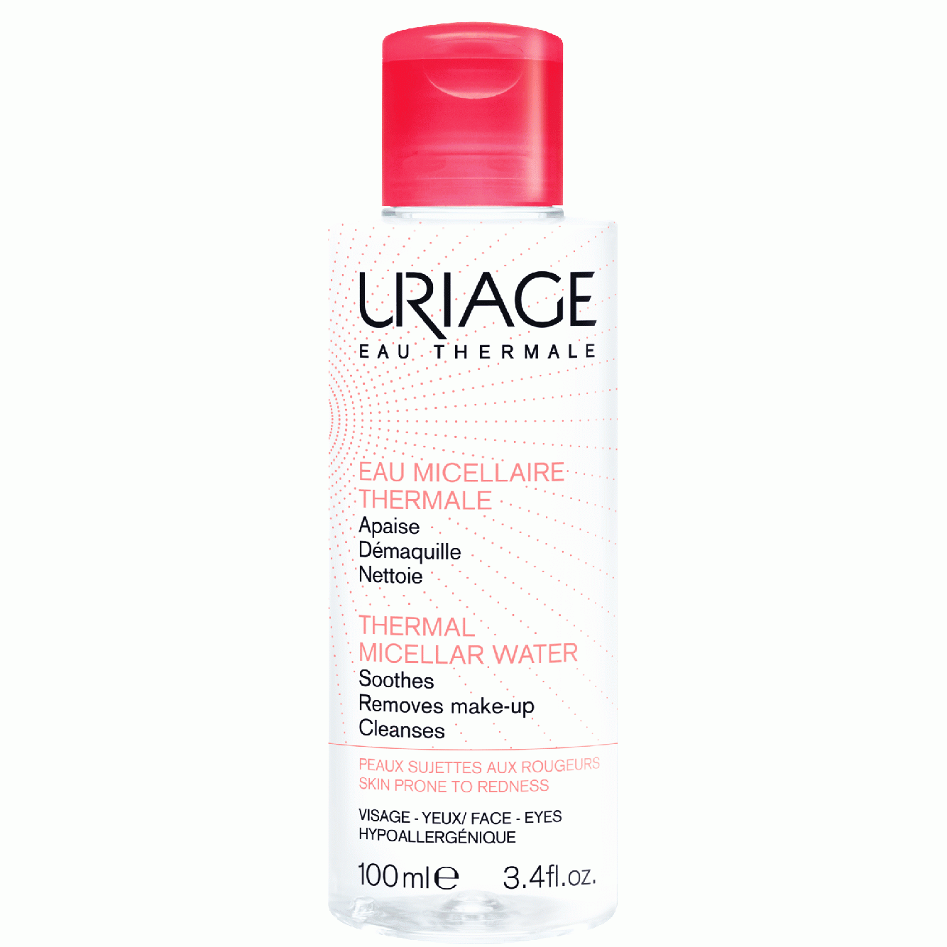 Uriage Eau Thermal Micellar Water Αφαιρεί Τέλεια το Μακιγιάζ για Ευαίσθητες Επιδερμίδες 100ml