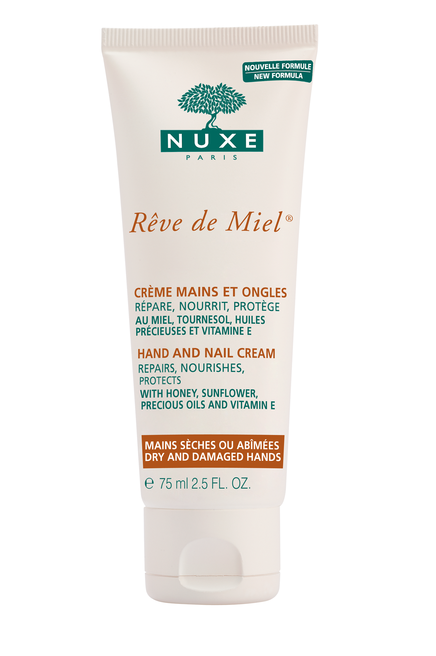 Nuxe Reve De Miel Creme Mains Et Ongles Κρέμα Χεριών και Νυχιών για Θρέψη και Προστασία 75ml