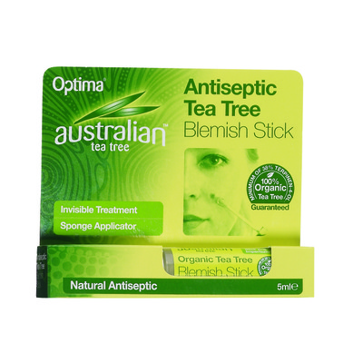 Optima Australian Tea Tree Antiseptic Blemish Stick Αόρατη Αντισηπτική Προστασία 5ml