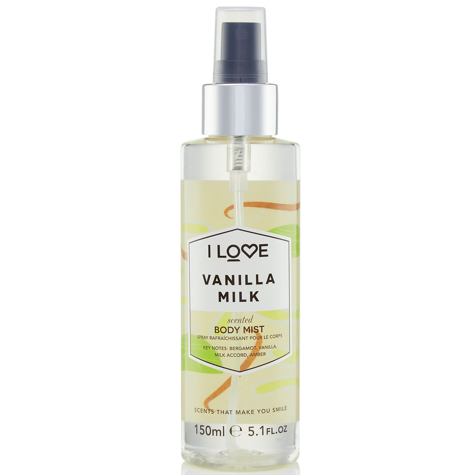 I love… Vanilla Milk Body Mist Άρωμα Σώματος που Δροσίζει & Φρεσκάρει τις Αισθήσεις 150ml