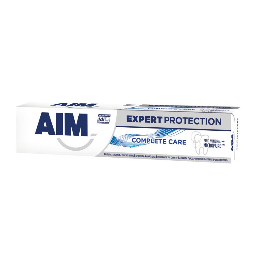 Aim Expert Protection Complete Care Οδοντόκρεμα Ολοκληρωμένης Προστασίας με 8 Δράσεις 75ml