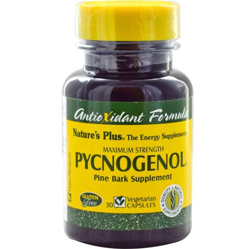 Nature’s Plus Pycnogenol 30mg Συμπλήρωμα Διατροφής Αντιοξειδωτικής Δράσης & για την Υγεία του Καρδιαγγειακού Συστήματος 30caps