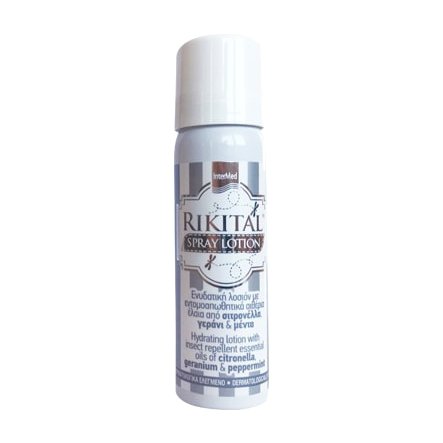 Intermed Rikital Spray Lotion Ενυδατική Λοσιόν για Τσιμπήματα Εντόμων 50ml