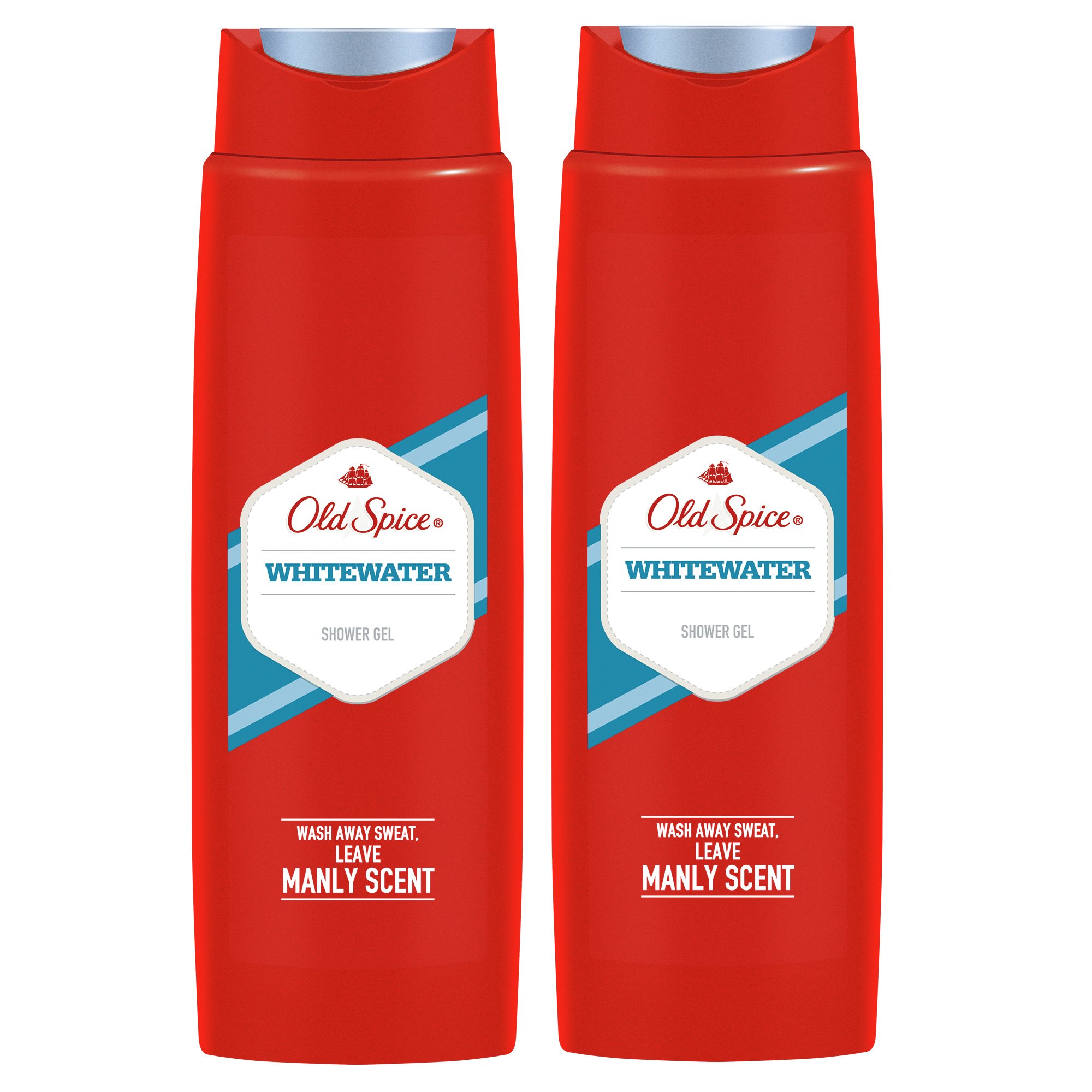Old Spice Πακέτο Προσφοράς Shower Gel Whitewater Αφρόλουτρο για Άνδρες με Τέλειο Άρωμα 2x250ml