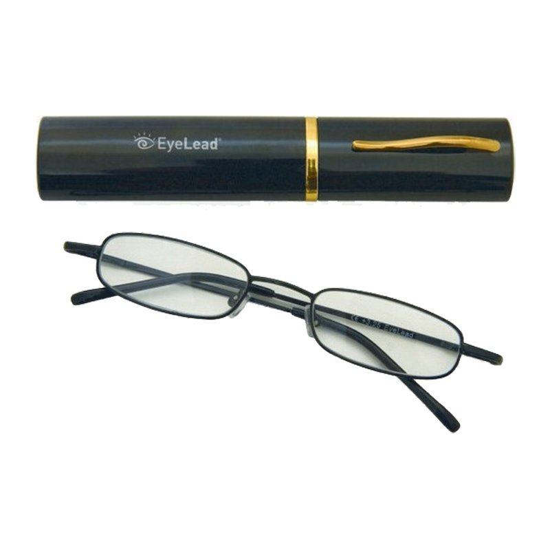 Eyelead Pocket Γυαλιά Διαβάσματος Τσέπης Μαύρο, με Μεταλλικό Σκελετό – 2,75