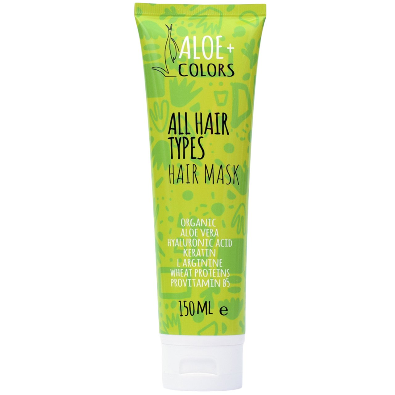 Aloe+ Colors All Hair Types Hair Mask Ενυδατική Μάσκα Μαλλιών για Λάμψη & Θρέψη, Κατάλληλη για Όλους Μαλλιών 150ml