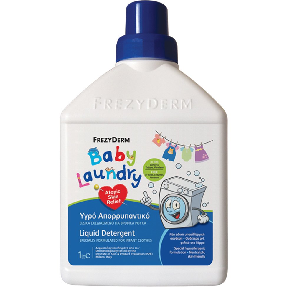 Frezyderm Baby Laundry Υγρό Απορρυπαντικό Ειδικά Σχεδιασμένο για Βρεφικά Ρούχα 1Lt