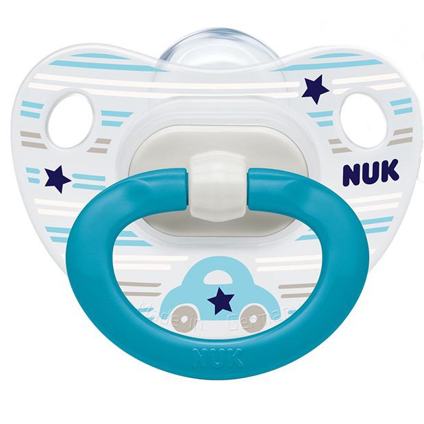 NUK Happy Days Silicone Ορθοδοντική Πιπίλα Σιλικόνης με Κρίκο 18-36m 1 Τεμάχιο