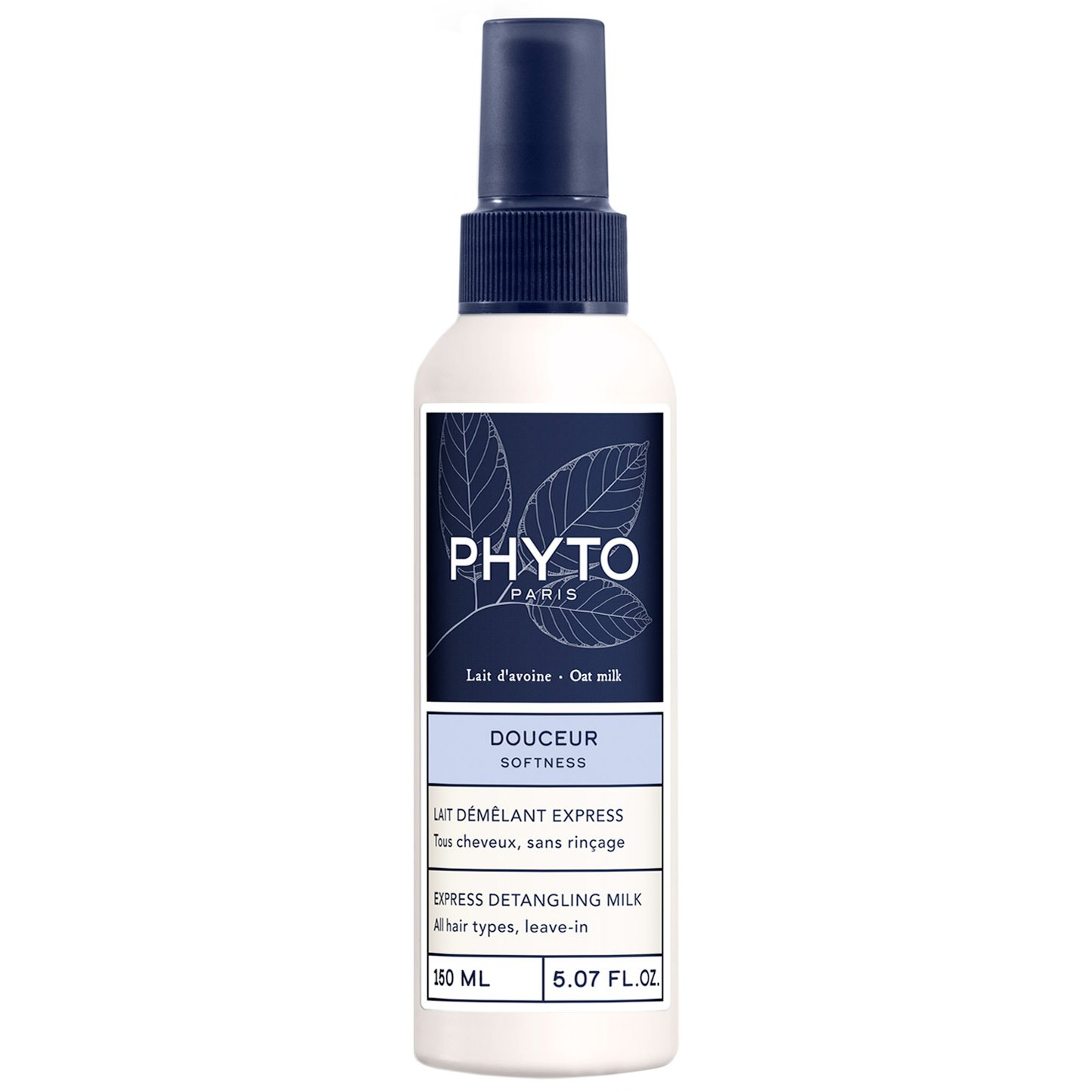 Phyto Paris Phyto Douceur Softness Express Detangling Leave-in Milk for All Hair Types 150ml,Γαλάκτωμα Μαλλιών Leave-in για Λάμψη & Μείωση του Φριζαρίσματος, Κατάλληλο για Όλη την Οικογένεια