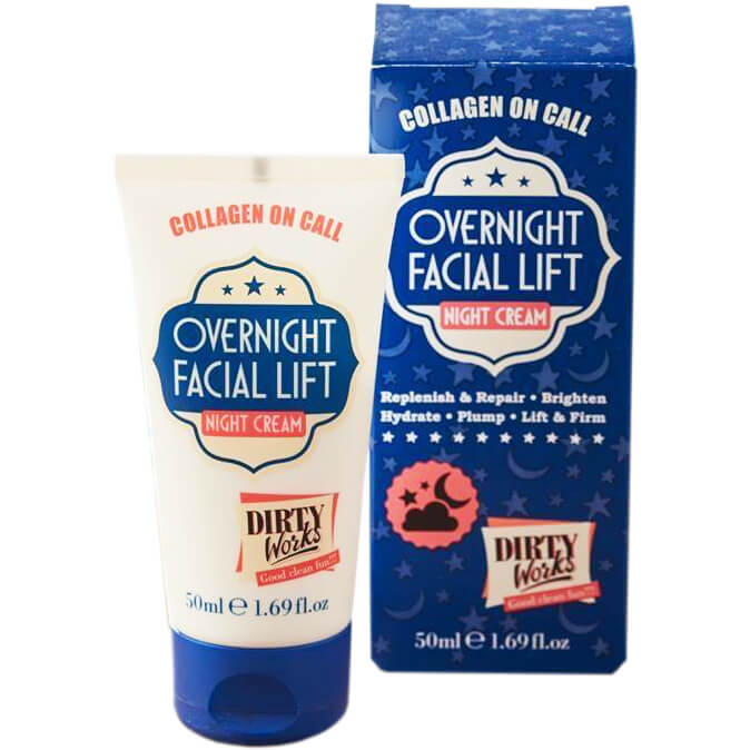 Dirty Works Overnight Facial Lift Night Cream Αντιγηραντική & Συσφικτική Κρέμα Νύχτας 50ml