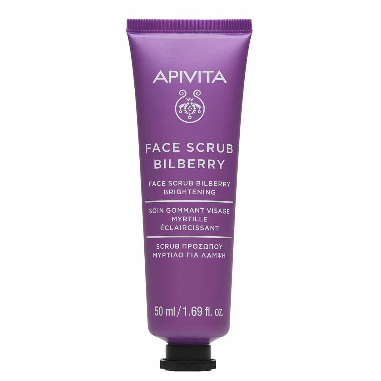 Apivita Face Scrub Κρέμα Απολέπισης για Λάμψη με Μύρτιλλο 50ml