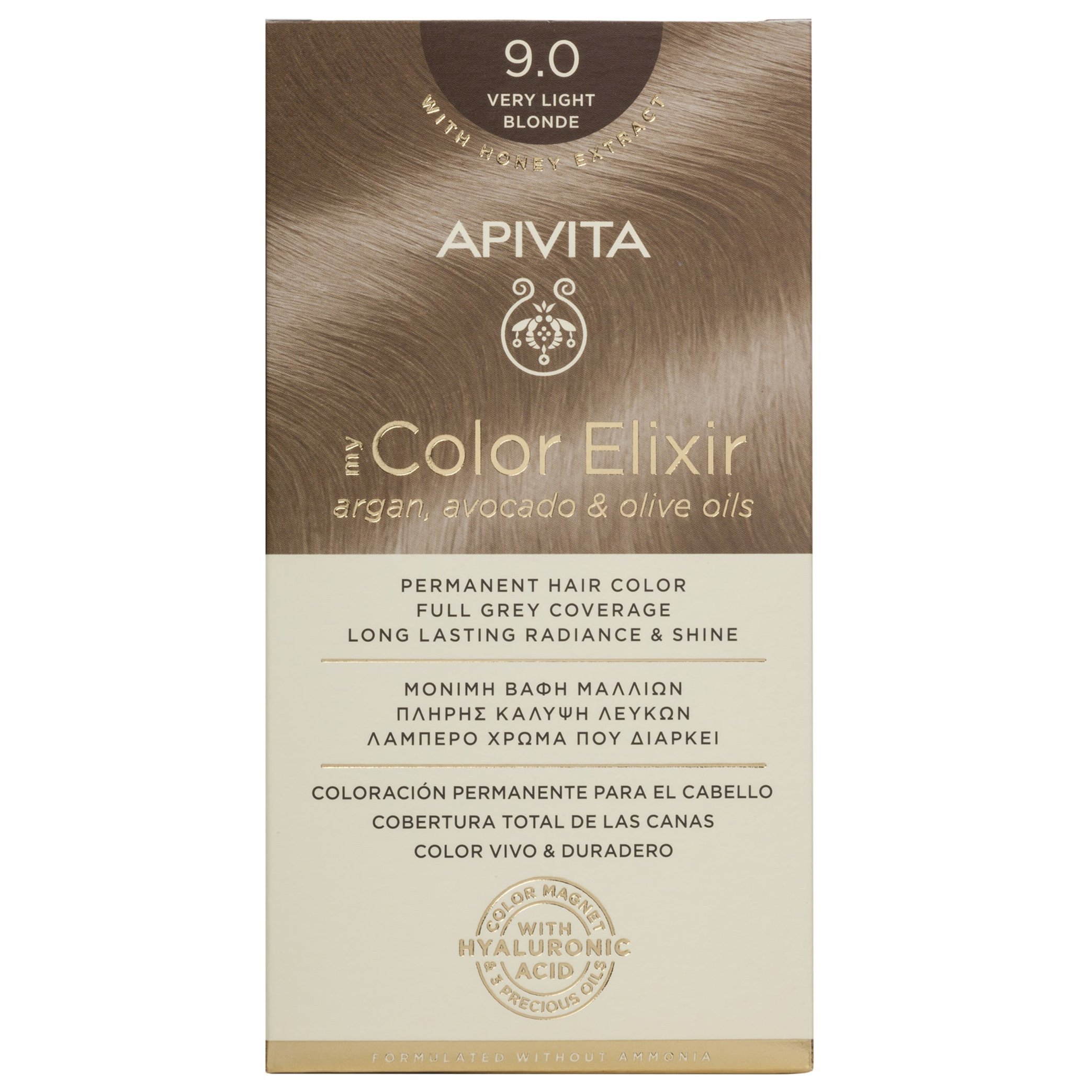 Apivita My Color Elixir Permanent Hair Color Μόνιμη Βαφή Μαλλιών Χωρίς Αμμωνία που Σταθεροποιεί & Σφραγίζει το Χρώμα 1 Τεμάχιο