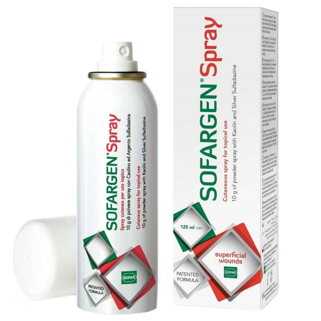 Sofargen Sofargen Spray Superficial Wounds Αντιμικροβιακό & Επουλωτικό Spray Τοπικής Εφαρμογής για Μικροτραυματισμούς 125ml