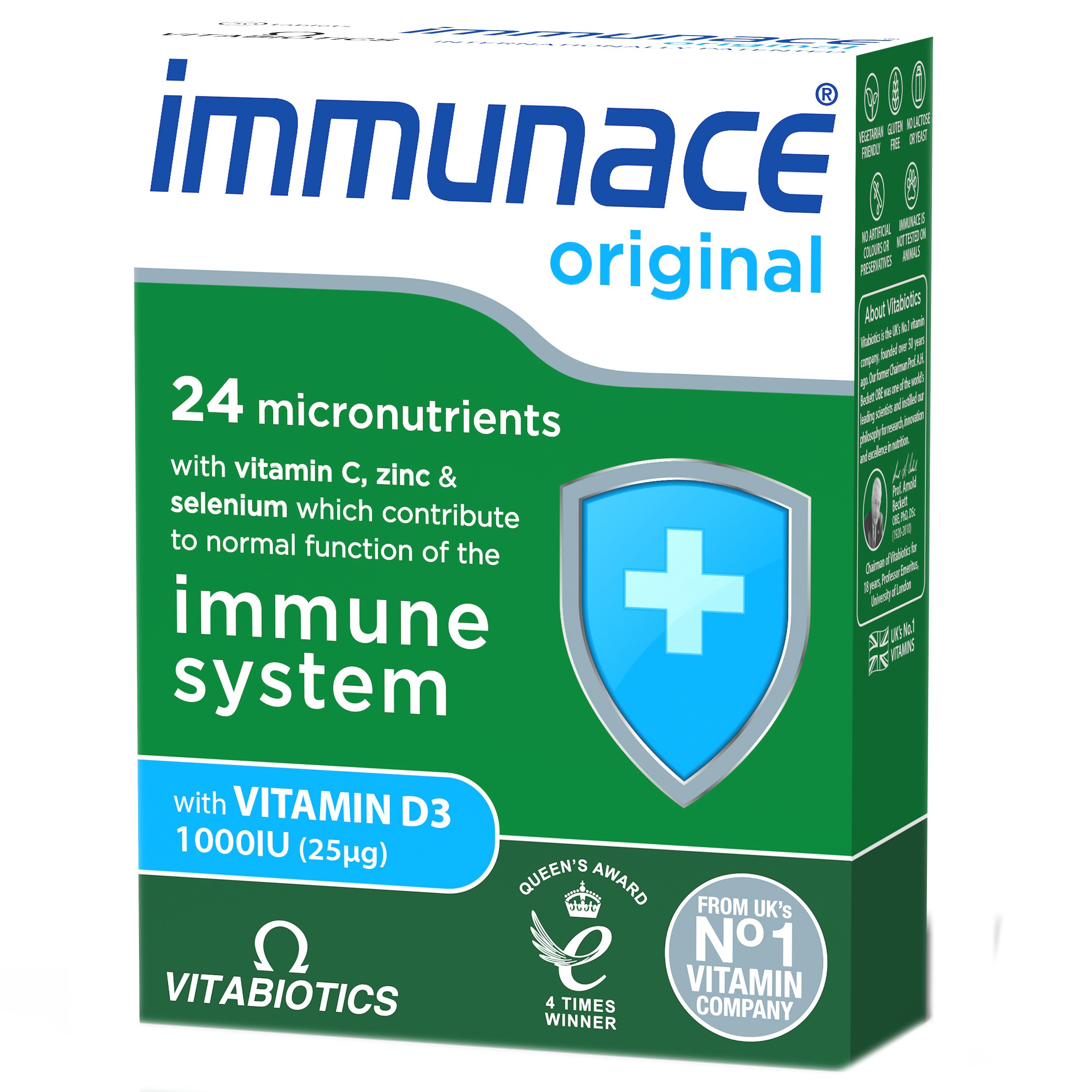 Vitabiotics Vitabiotics Immunace Original Βοηθά Στην Άμυνα του Οργανισμού 30caps