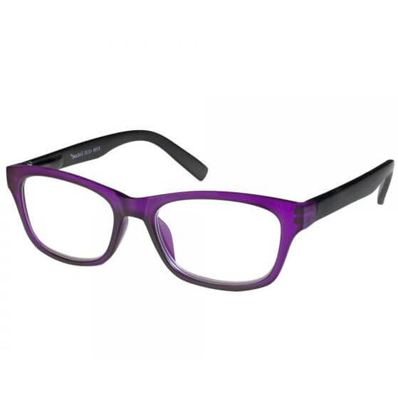 Eyelead Γυαλιά Διαβάσματος Unisex Μωβ Μαύρο Κοκκάλινο Ε156 – 1,00