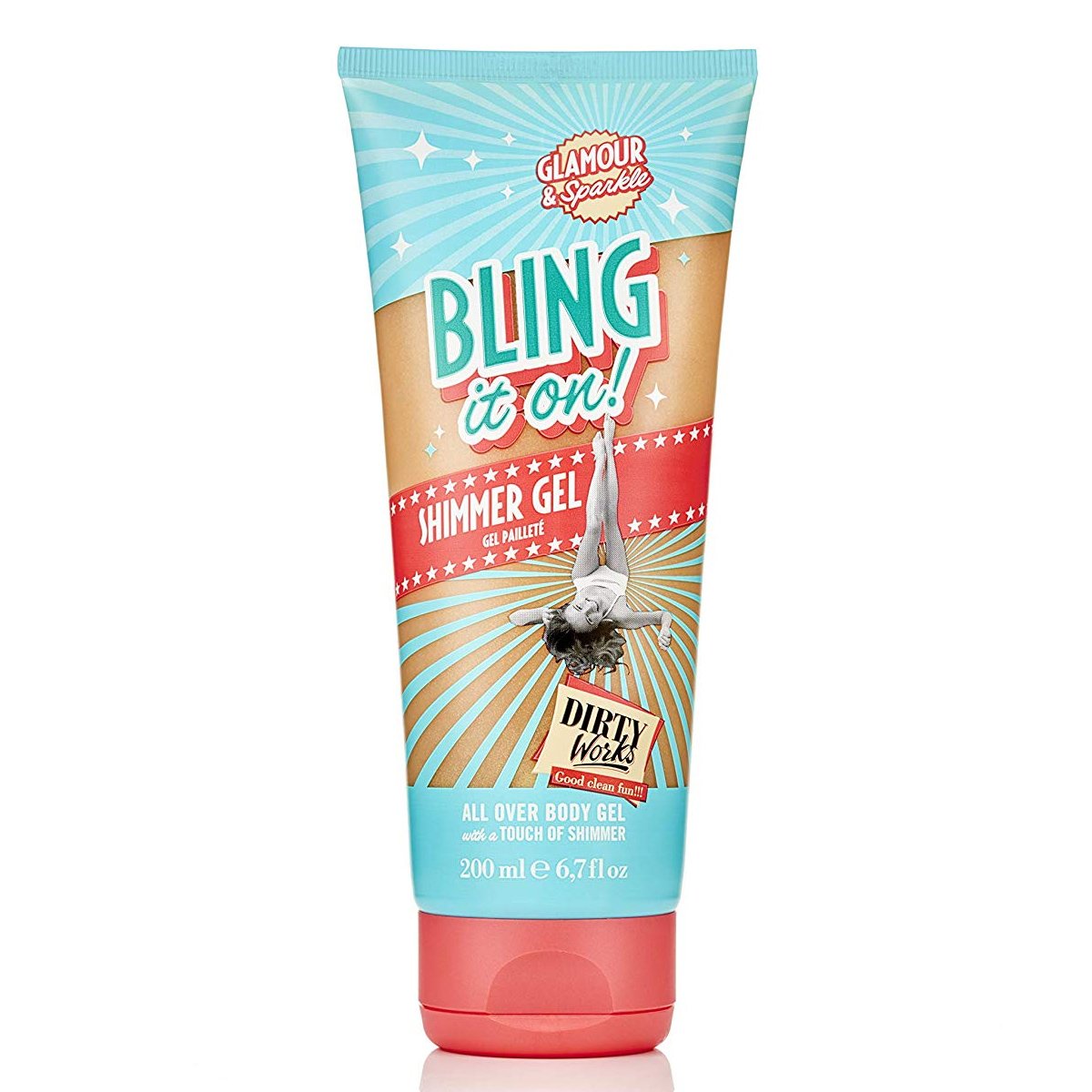 Dirty Works Shimmer Lotion Ενυδατικό Gel Σώματος με Γκλίτερ 200ml