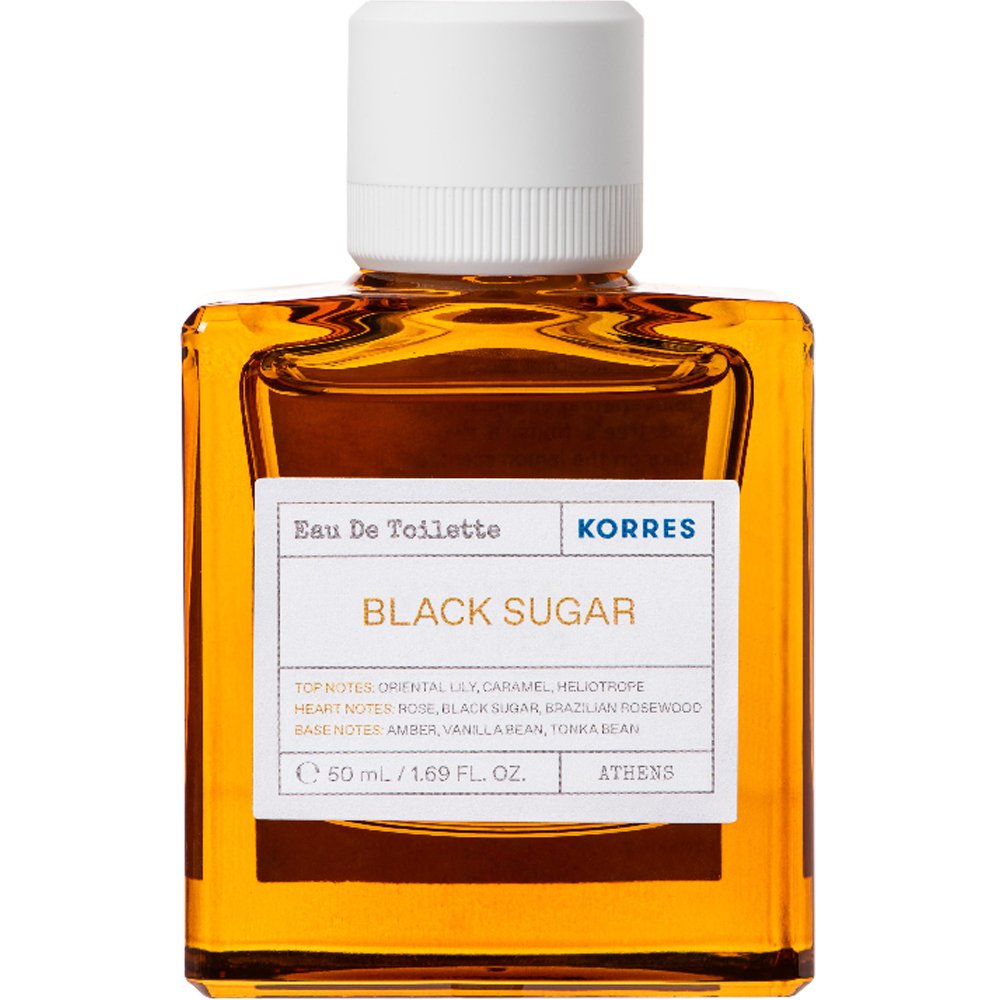Korres Black Sugar, Oriental Lily & Caramel, Heliotrope Eau de Toilette 50ml