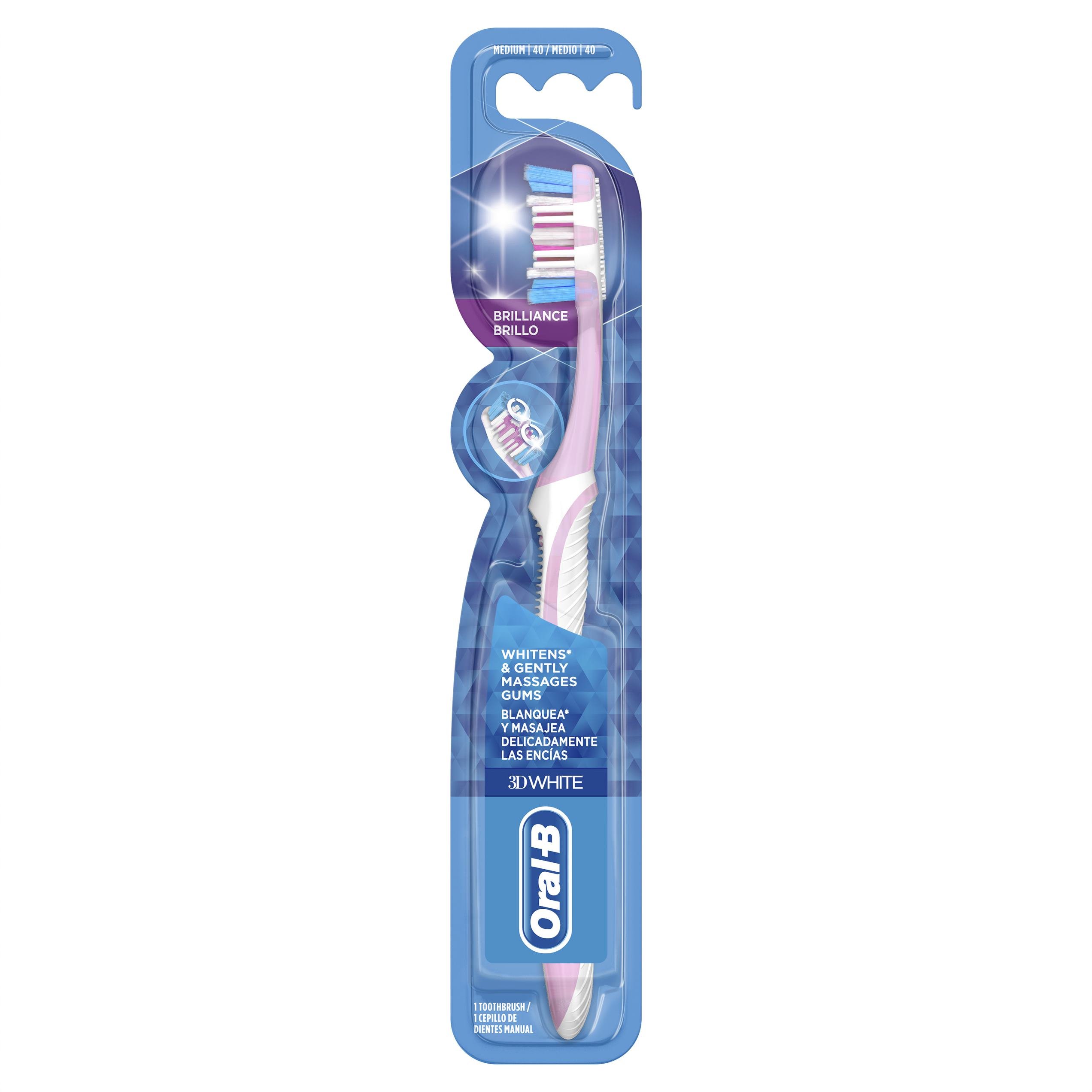 Oral-B 3D White Brilliance Οδοντόβουρτσα για Λευκά Δόντια 1 τεμάχιο