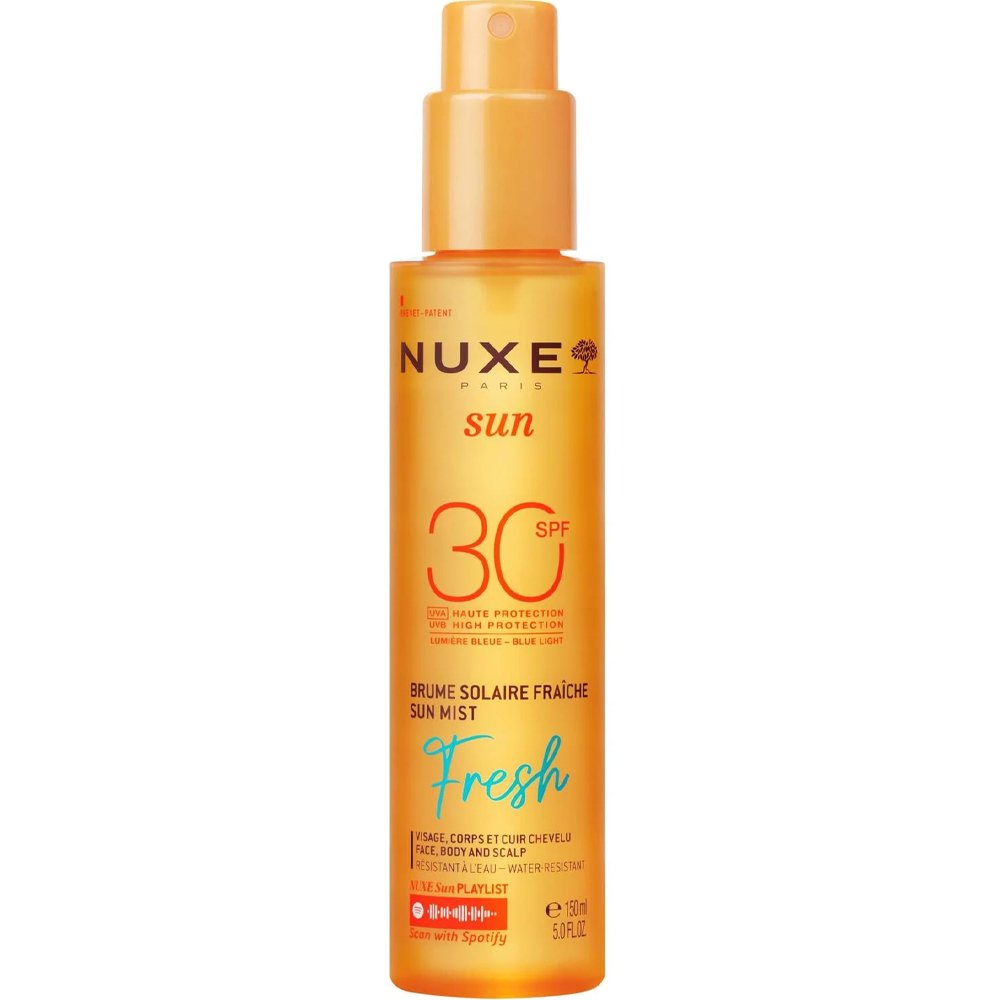 Nuxe Sun Spf30 Fresh Mist Αντηλιακό Mist Ελαφριάς Υφής Υψηλής Προστασίας για Πρόσωπο, Σώμα & Μαλλιά 150ml