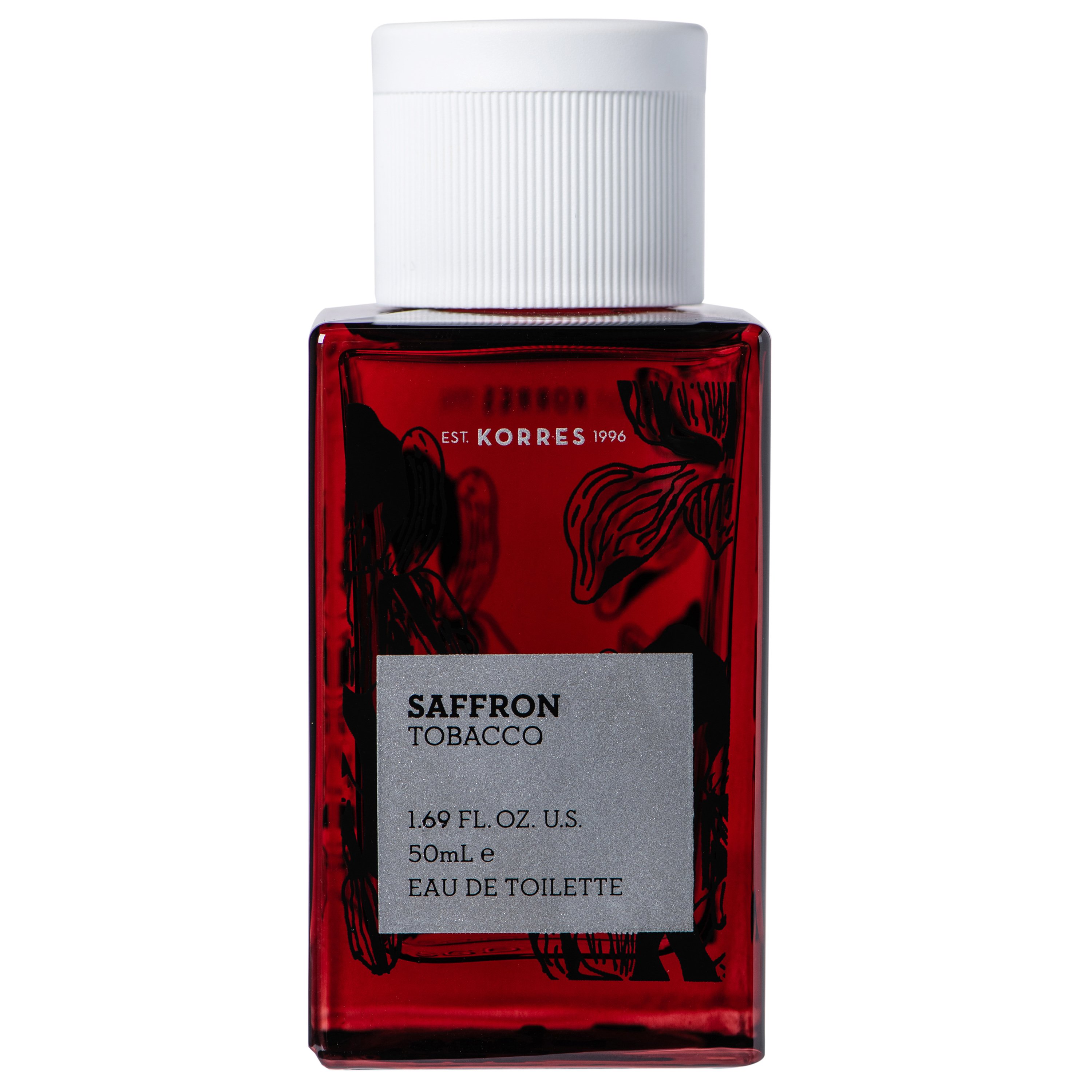 Korres Saffron Tobacco Eau De Toilette Ανδρικό Άρωμα με Ανατολίτικες Νότες 50ml