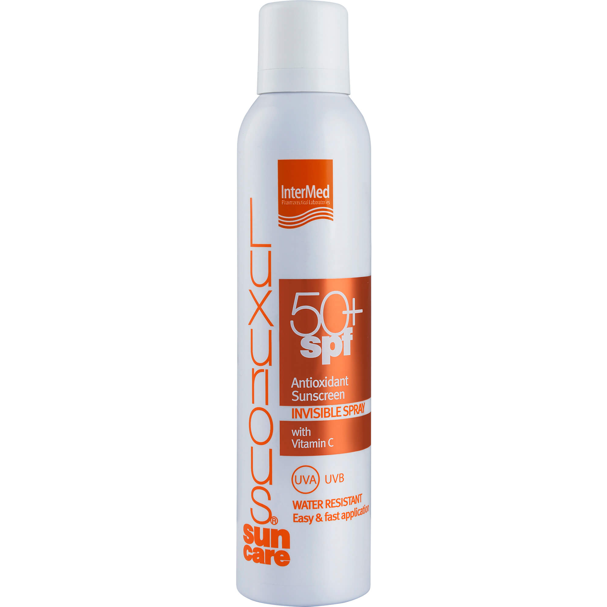 Luxurious Suncare Antioxidant Sunscreen Invisible Spray Spf50+, Διάφανο Spray Σώματος Πολύ Υψηλής Αντηλιακής Προστασίας 200ml