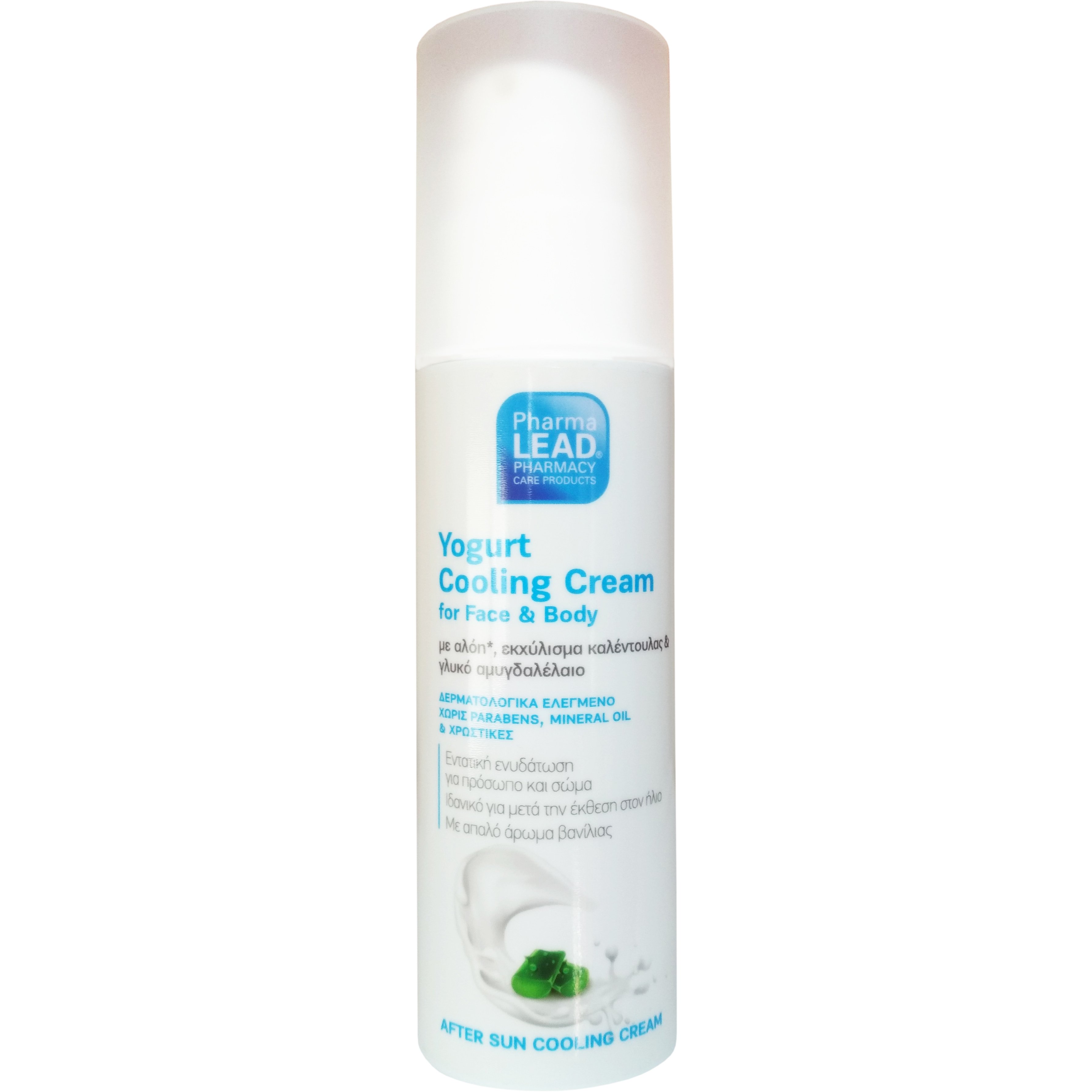 Pharmalead Yogurt Cooling Cream for Face & Body Δροσιστική Κρέμα για Εντατική Ενυδάτωση Προσώπου Σώματος 150ml