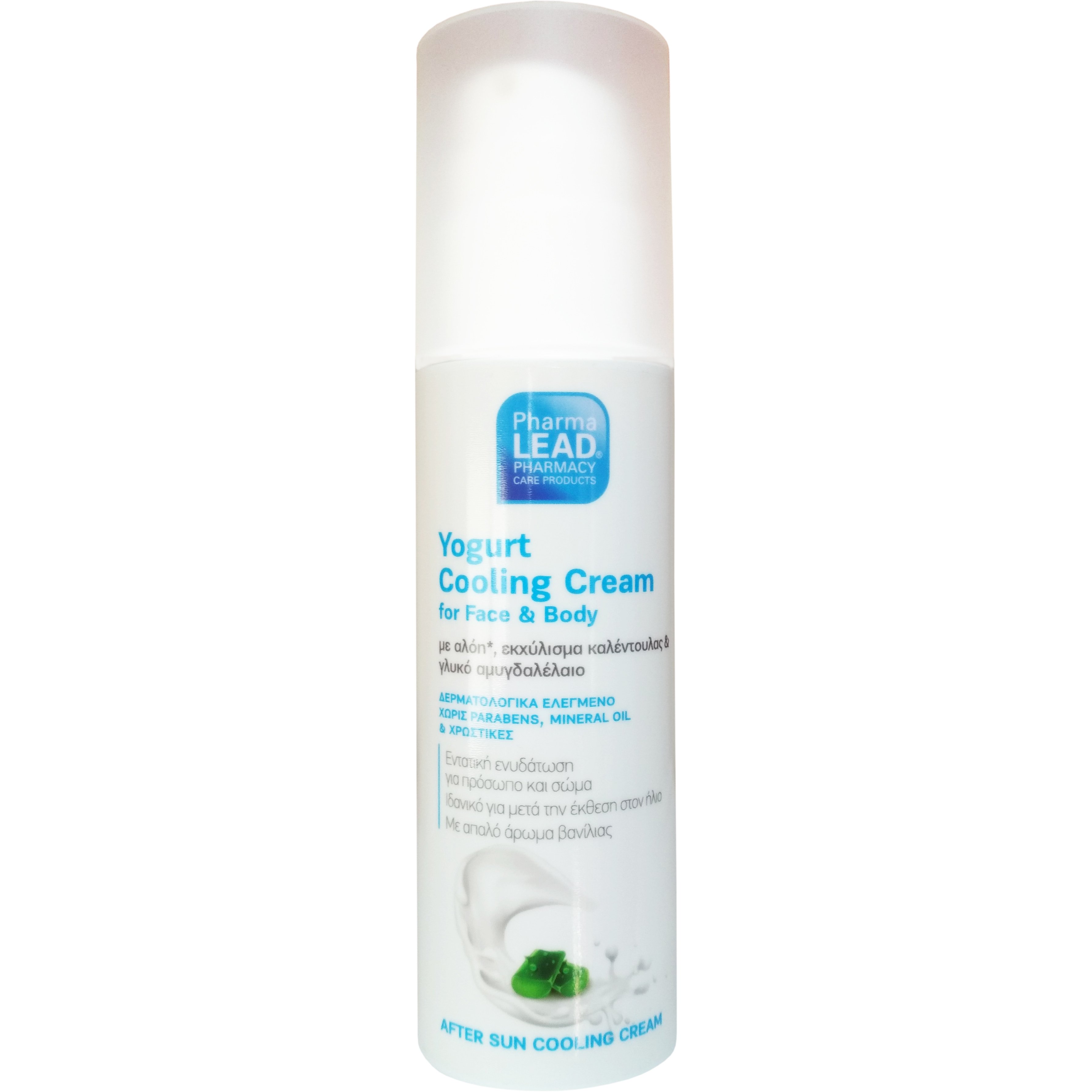 Pharmalead Yogurt Cooling Cream for Face & Body Δροσιστική Κρέμα για Εντατική Ενυδάτωση Προσώπου Σώματος 150ml