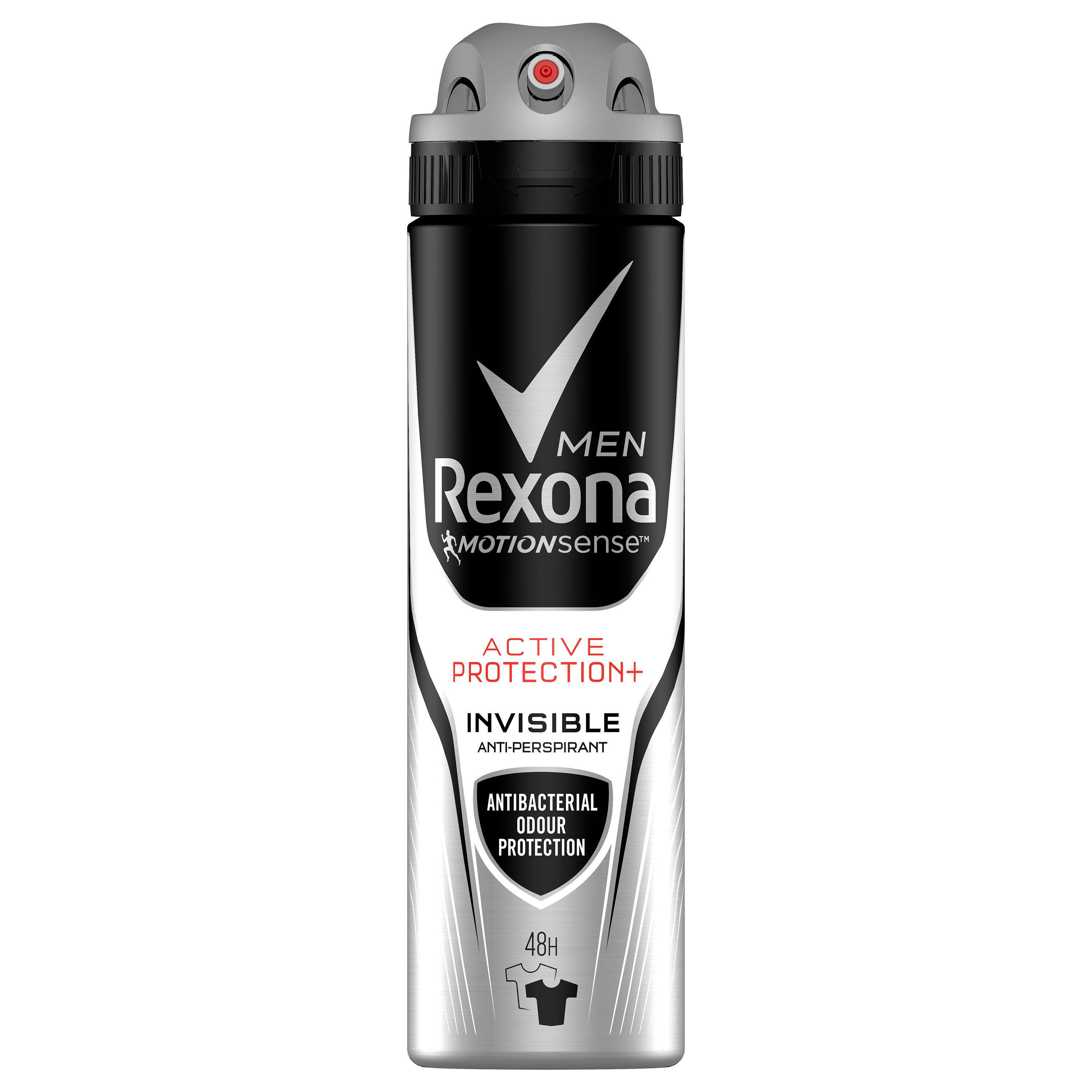 Rexona Men Deodorant Spray Active Protection Invisible 48h Ανδρικό Αποσμητικό 48ωρης Προστασίας, Χωρίς Λευκά Σημάδια 150ml