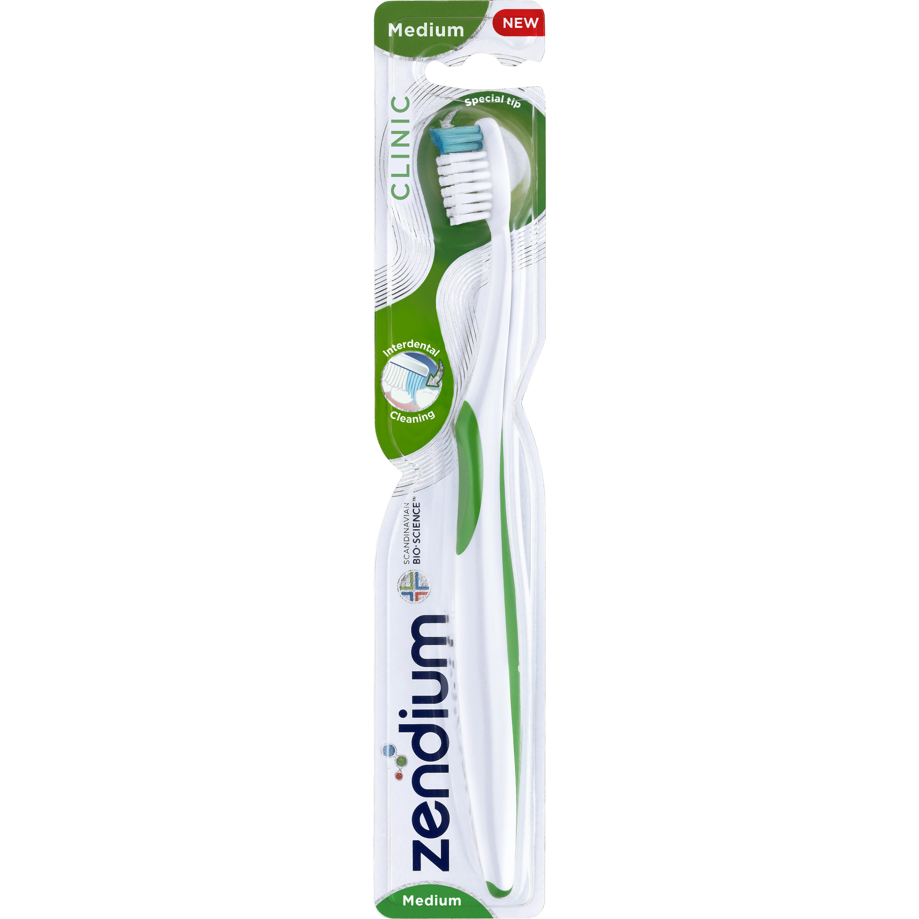 Zendium Clinic Medium Οδοντόβουρτσα Μέτρια για Καθαρισμό & στα Δυσπρόσιτα Σημεία, σε Διάφορα Χρώματα 1 Τεμάχιο