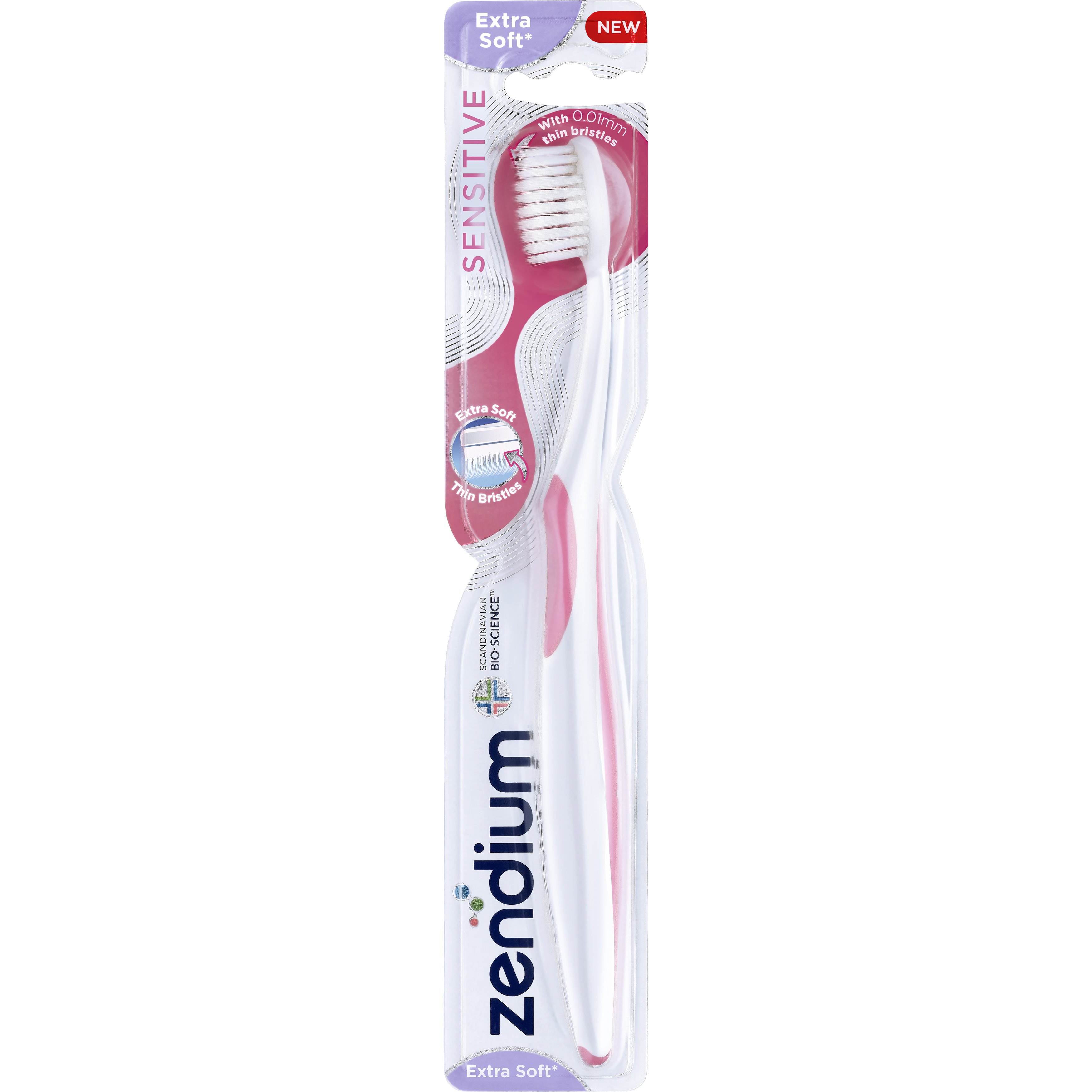 Zendium Sensitive Extra Soft Οδοντόβουρτσα Πολύ Μαλακή Κατάλληλη για Ευαίσθητα Δόντια, σε Διάφορα Χρώματα 1 Τεμάχιο